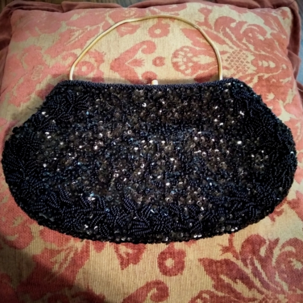 Vintage Beaded Wristlet/Clutch